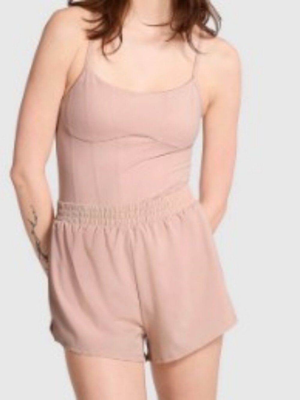 Victoria’s Secret PINK Ultimate Runsie Active One-piece Romper ** Size Large